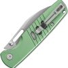 Bestech Knives Vector Button Lock - Green Aluminum