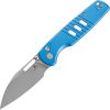 Bestech Knives Vector Button Lock - Blue Aluminum