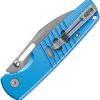 Bestech Knives Vector Button Lock - Blue Aluminum