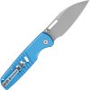 Bestech Knives Vector Button Lock - Blue Aluminum