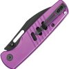 Bestech Knives Vector Button Lock - Purple Aluminum
