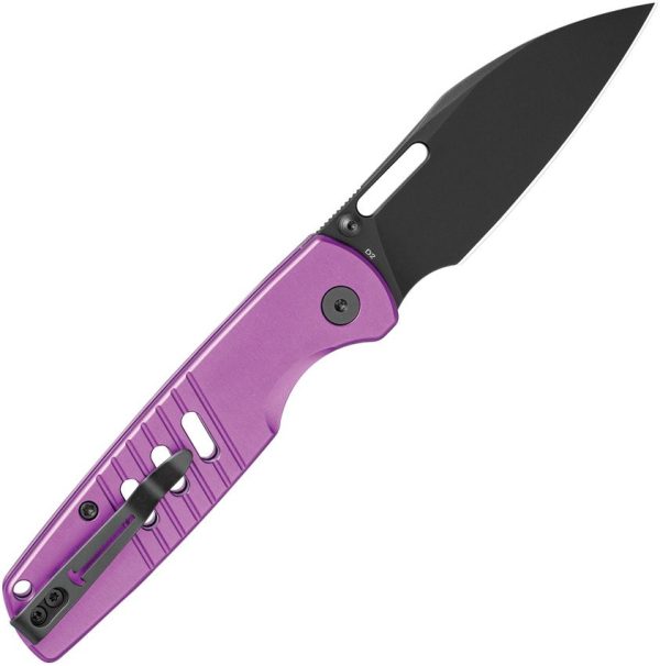Bestech Knives Vector Button Lock - Purple Aluminum