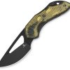 Bestech Triassic Linerlock PVD 14C28N Drop Point - Amber Ultem