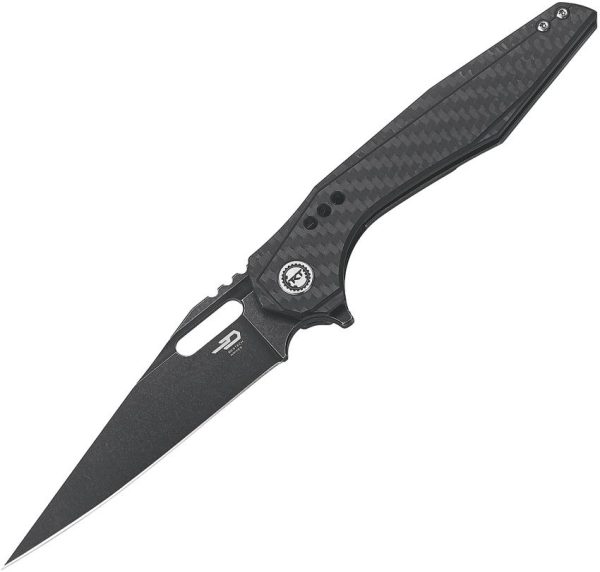 Bestech Malware Framelock Black Carbon Fiber