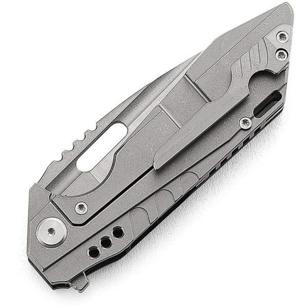 Bestech Shodan Framelock CF S35VN Stonewash