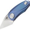 Bestech Tulip Framelock Blue Titanium M390