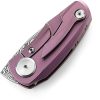Bestech Tulip Damasteel Framelock Purple Titanium