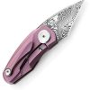 Bestech Tulip Damasteel Framelock Purple Titanium