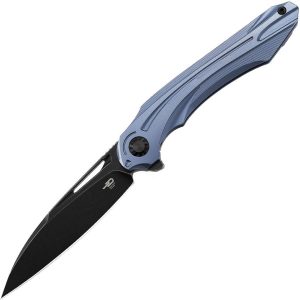 Bestech WIBRA Framelock Blue M390 Titanium