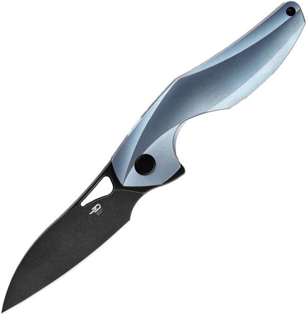Bestech Reticulan Framelock Blue Titanium