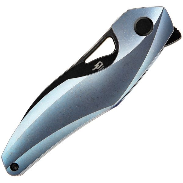 Bestech Reticulan Framelock Blue Titanium