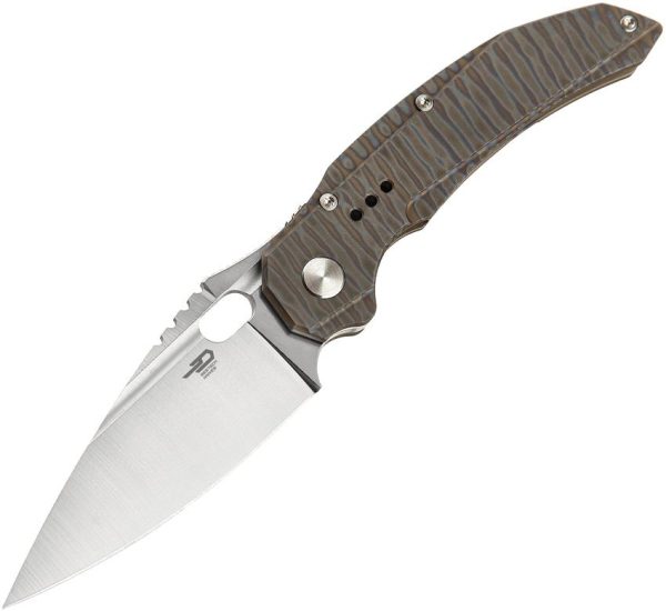 Bestech Exploit Flame Framelock Titanium
