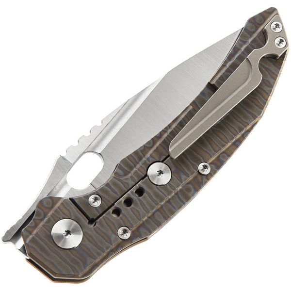 Bestech Exploit Flame Framelock Titanium