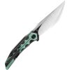 Bestech Samari Framelock M390 - Green Titanium Handle