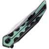 Bestech Samari Framelock M390 - Green Titanium Handle