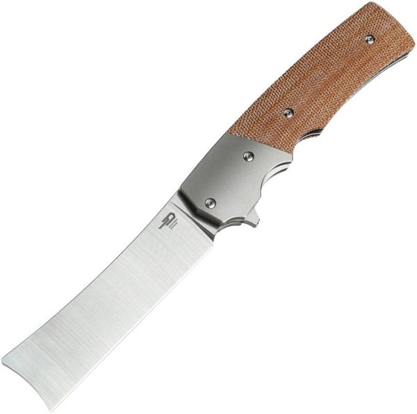 Bestech Spanish Tip Razor M390 - Natural Micarta Handle