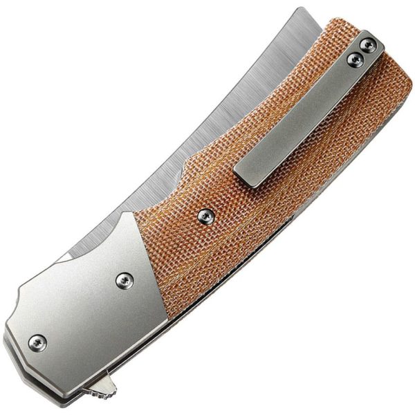 Bestech Spanish Tip Razor M390 - Natural Micarta Handle