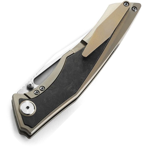 Bestech Togatta Framelock M390 - Bronze/Carbon Fiber
