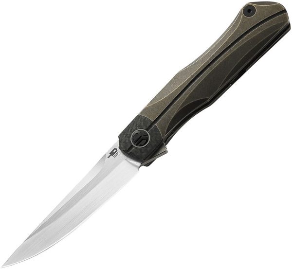 Bestech Thyra Framelock M390 Bronze Carbon Fiber