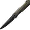 Bestech Thyra Framelock M390 Black Stonewash Bronze