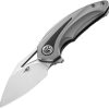 Bestech Nuke Framelock M390 Gray Carbon Fiber