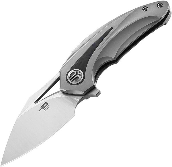 Bestech Nuke Framelock M390 Gray Carbon Fiber