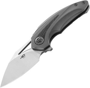 Bestech Nuke Framelock Dark Gray Titanium M390