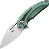 Bestech Nuke Framelock Green Titanium M390