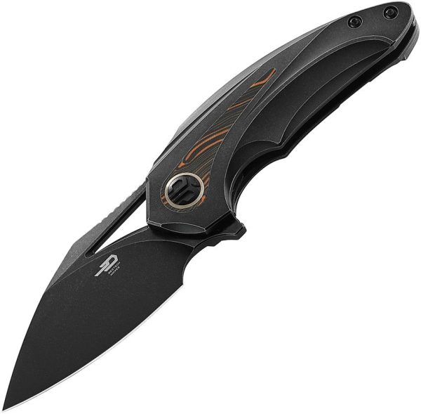 Bestech Nuke Framelock Black Stonewash M390