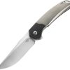Bestech Supernova Linerlock Gray M390 Titanium