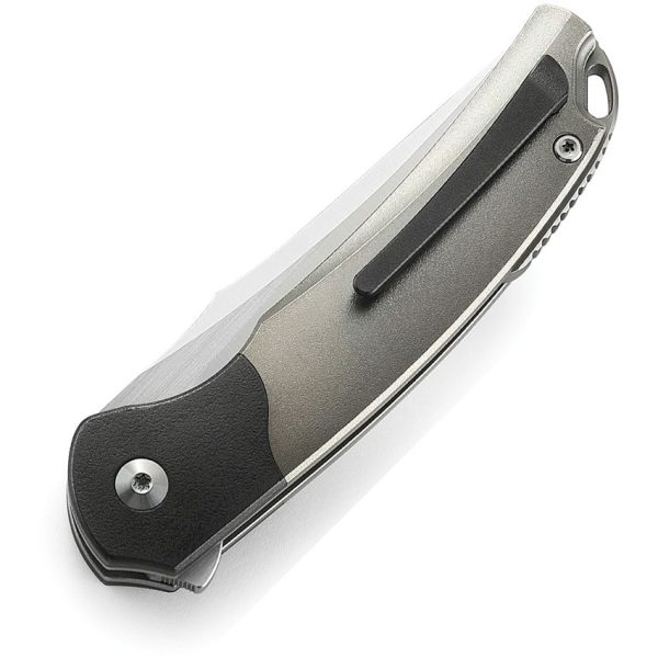 Bestech Supernova Linerlock Gray M390 Titanium
