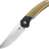Bestech Supernova Linerlock Gold M390 Titanium
