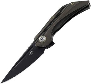 Bestech Vigil Framelock Bronze Stonewash M390