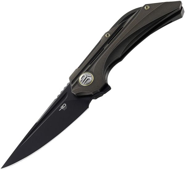 Bestech Vigil Framelock Bronze Stonewash M390