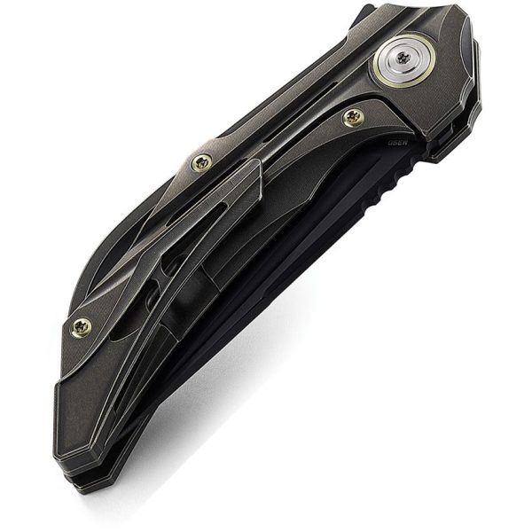 Bestech Vigil Framelock Bronze Stonewash M390
