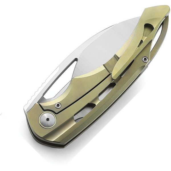 Bestech Fairchild Framelock S35VN Gold Titanium