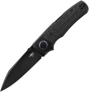 Bestech Tonic M390 Backlock Stonewash Carbon Fiber