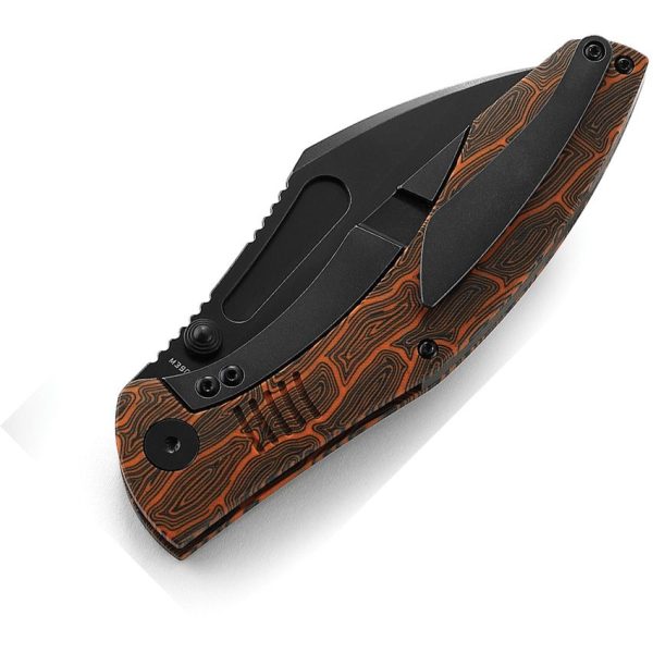 Bestech Lockness M390 Framelock Black/Orange G10