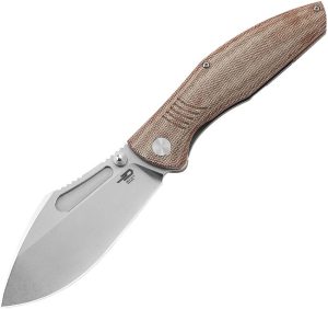 Bestech Lockness Framelock Natural Micarta M390
