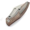 Bestech Lockness Framelock Natural Micarta M390