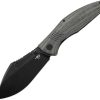 Bestech Lockness Framelock Black Micarta M390
