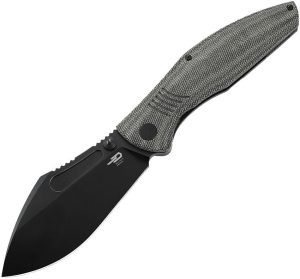 Bestech Lockness Framelock Black Micarta M390