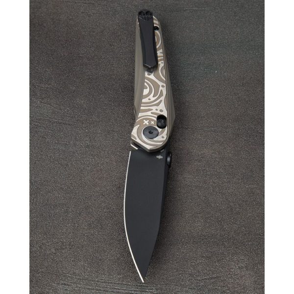 Bestech Mothus Bar Lock Bronze M390 Black Blade