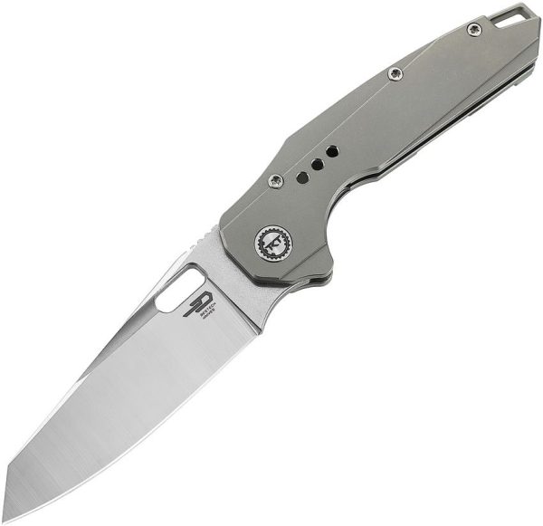 Bestech Nyxie Framelock Gray S35VN Titanium