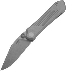 Bestech Knives Icarus Framelock - M390 Gray/Black Stone