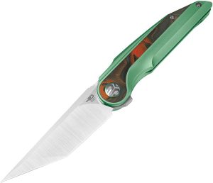 BTKT2303C.jpg Bestech Blind Fury Framelock Green Titanium M390