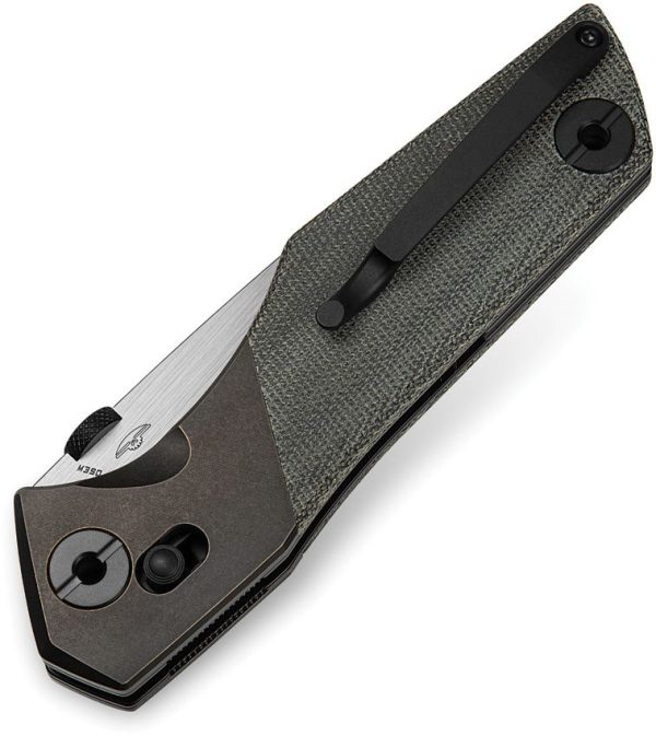 Bestech Cetus Bar Lock Black Canvas Micarta M390