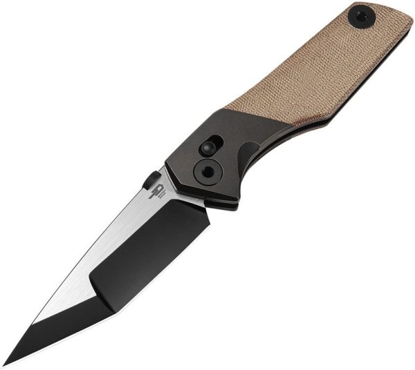 Bestech Cetus Bar Lock Natural Micarta M390