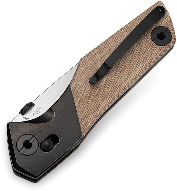 Bestech Cetus Bar Lock Natural Micarta M390