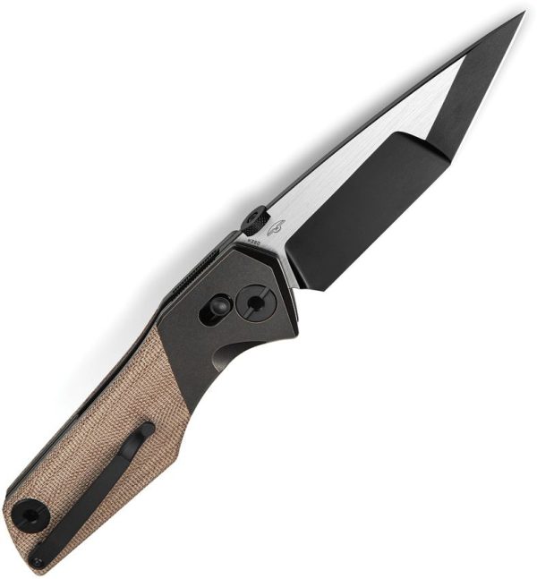 Bestech Cetus Bar Lock Natural Micarta M390